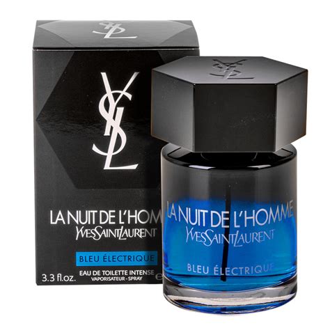 ysl l nuir de l'homme|YSL la nuit de l'homme bleu electrique.